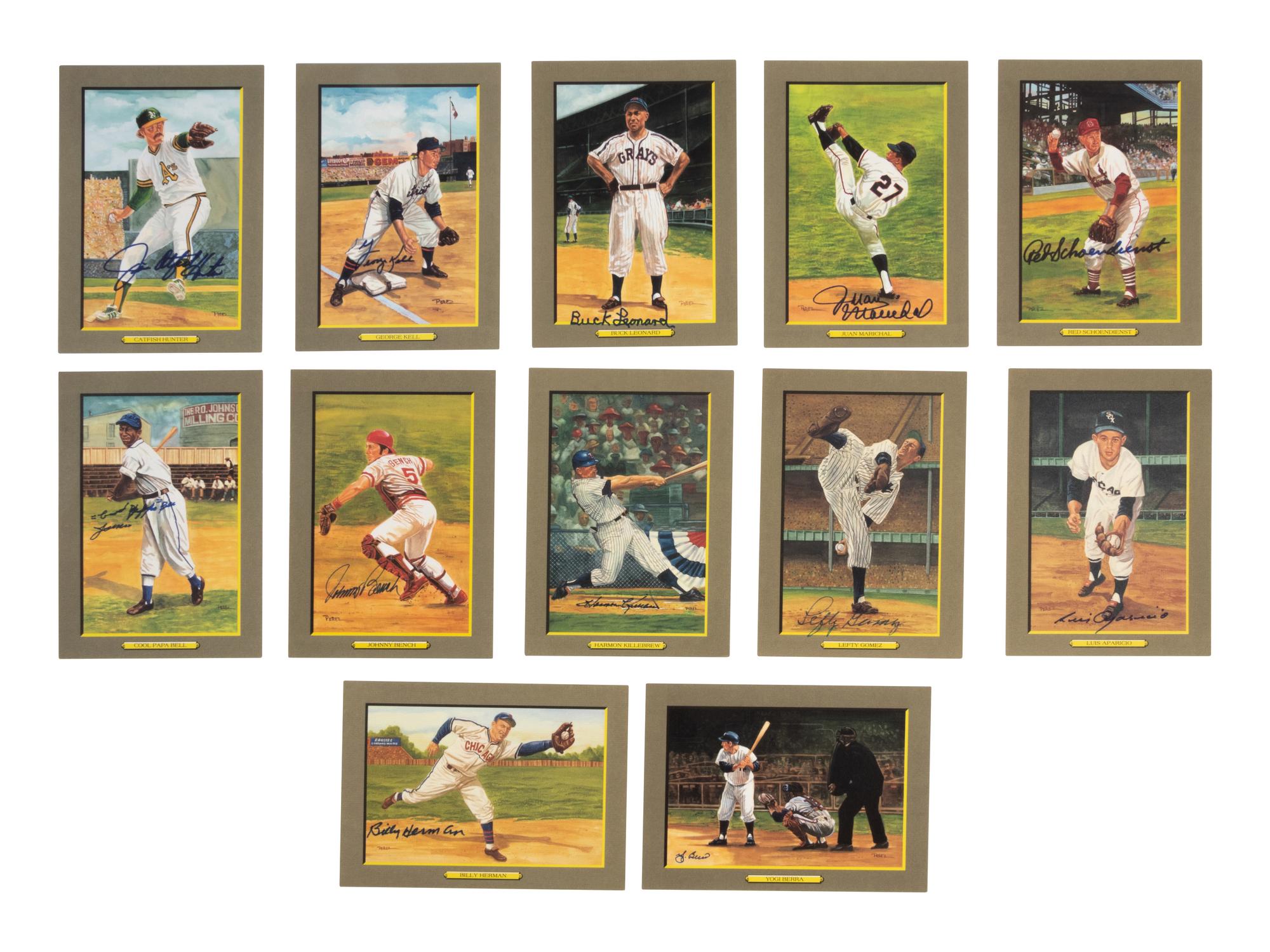 A Group of 68 signed Perez-Steele Great Moments Cards,