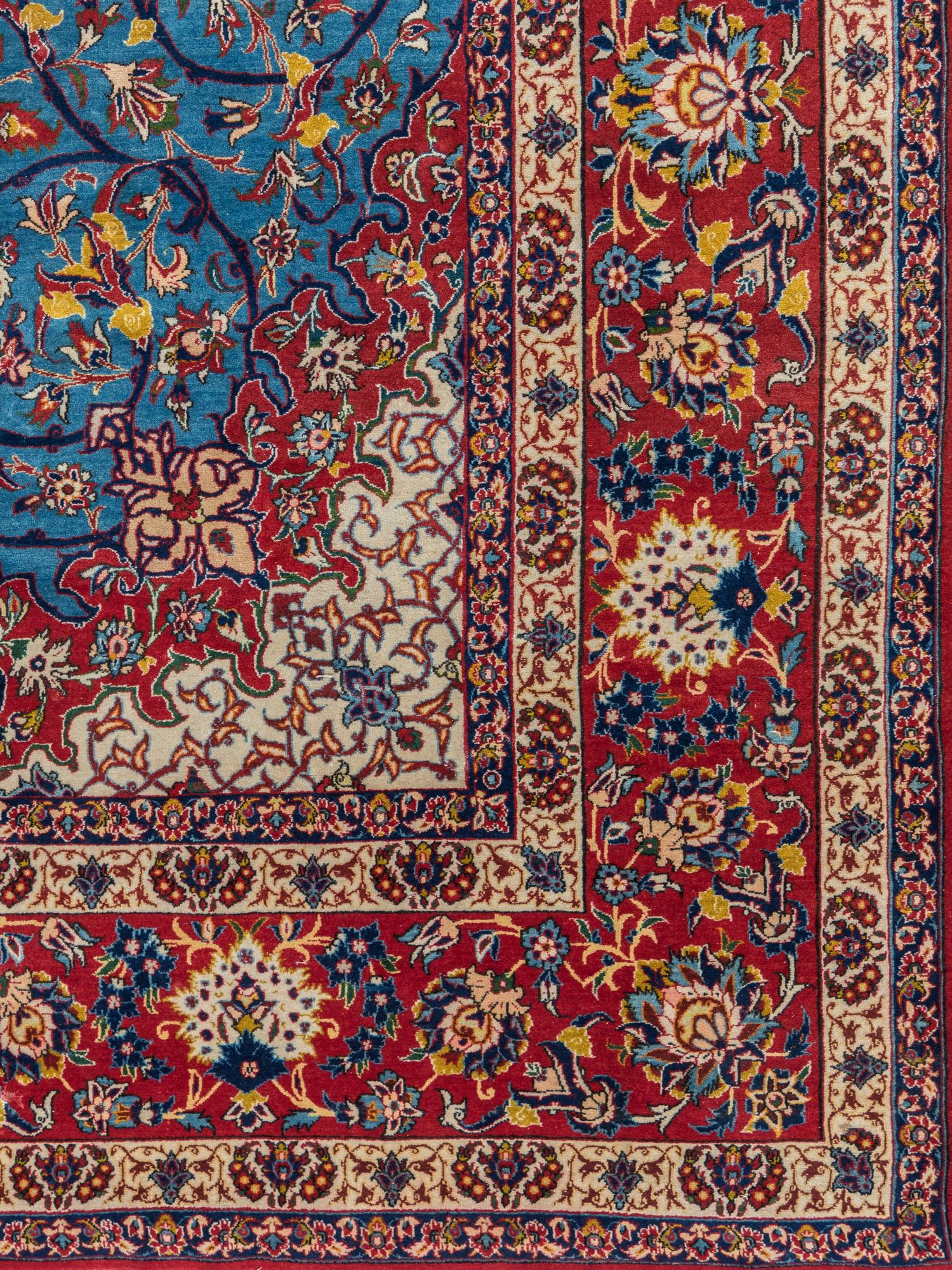 An Isfahan Wool Rug