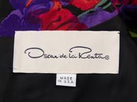 Oscar de la Renta, Floral Print Gown