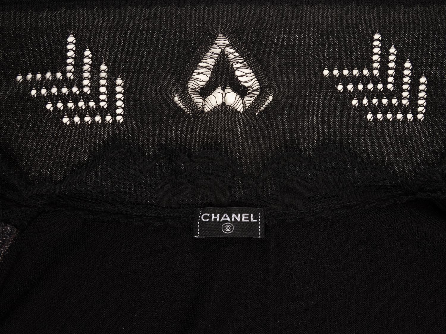 Chanel Knit Cardigan with Lace, Spring 2006