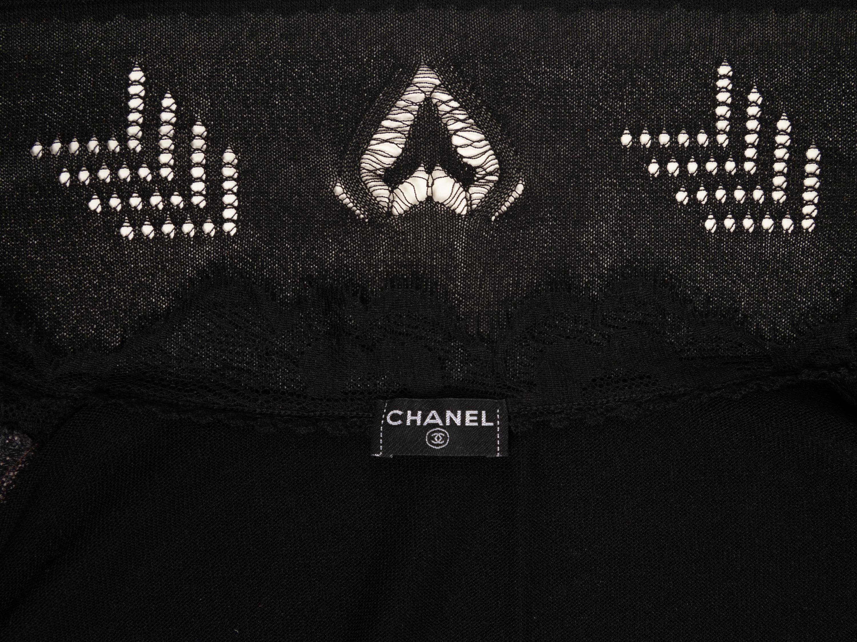 Chanel Knit Cardigan with Lace, Spring 2006