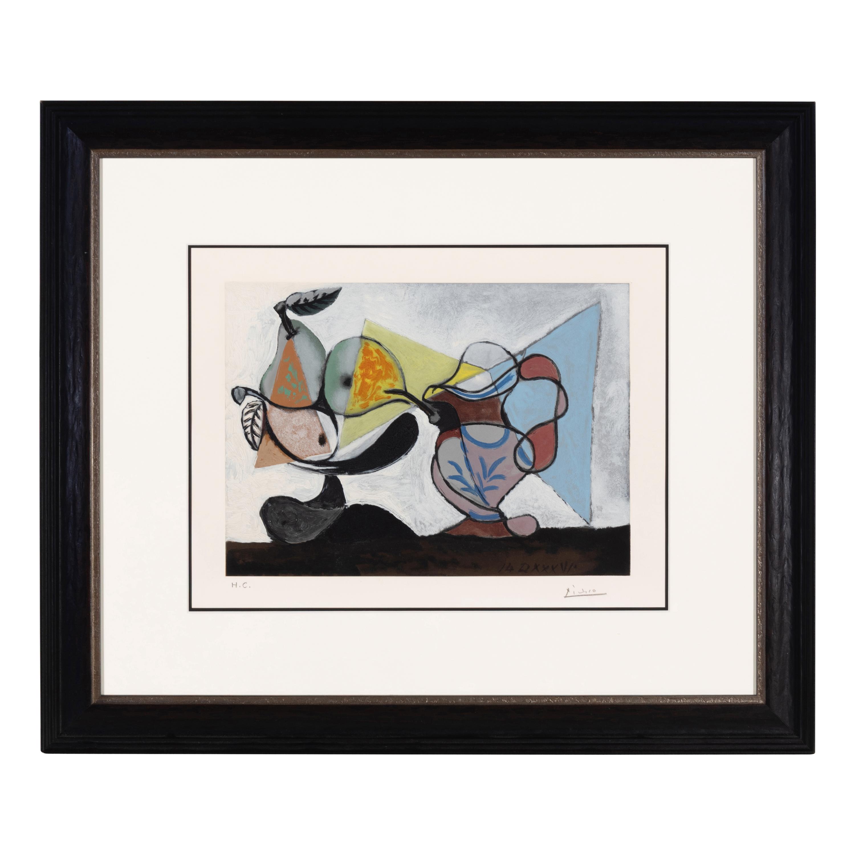 After Pablo Picasso (Spanish, 1881-1973) — Nature morte aux poires et au pichet, ca. 1960