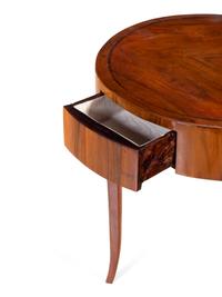 A North Italian Olivewood and Walnut Occasional Table