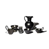 Six Etruscan Bucchero Vessels