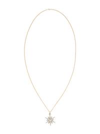 SILVER-TOPPED YELLOW GOLD AND DIAMOND PENDANT/NECKLACE