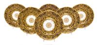 A Set of Twelve Royal Doulton Porcelain Service Plates, 1902-1922, Diameter 10 1/4 inches. — 1902-1922,