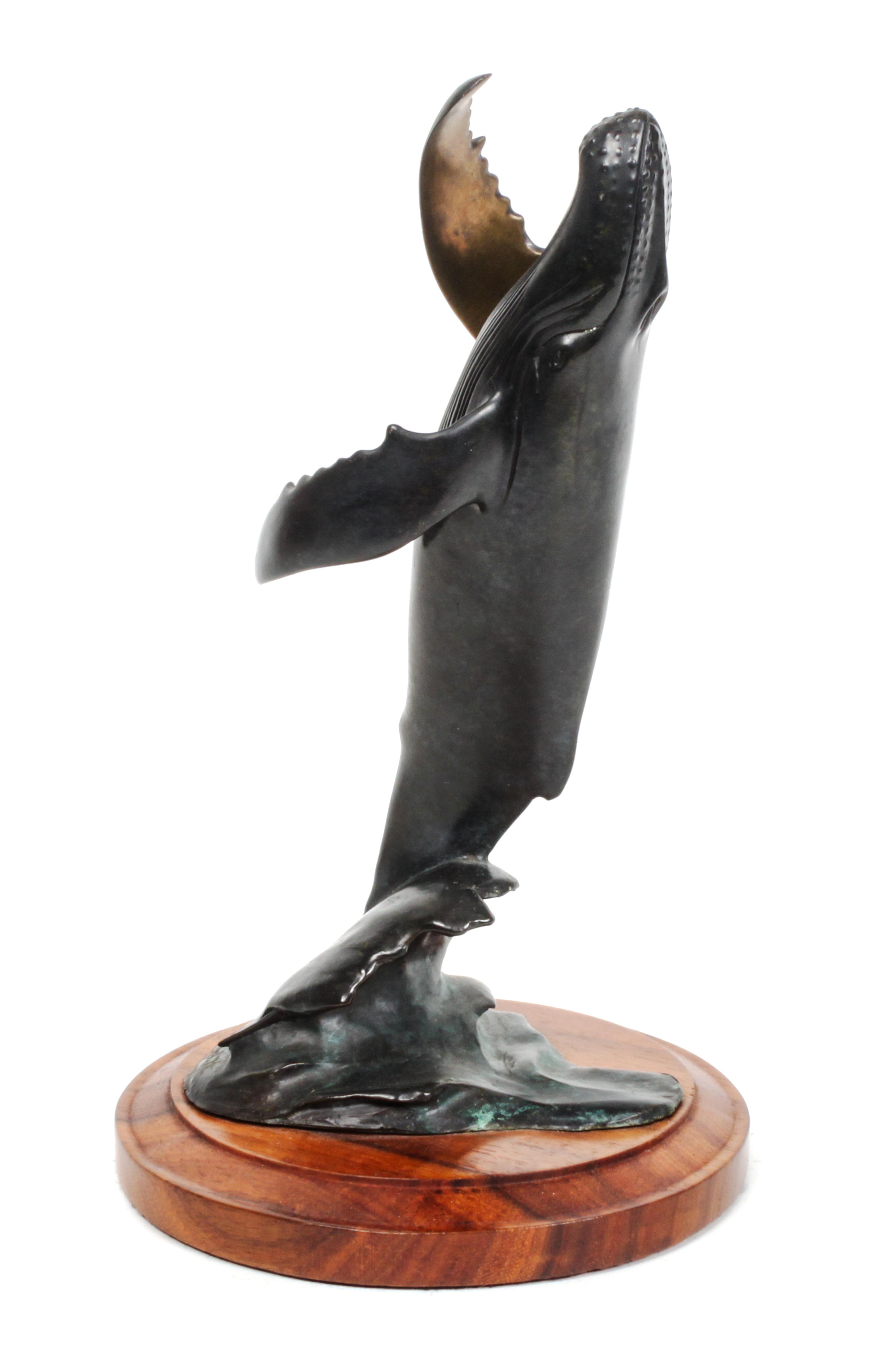 Randy Puckett, (American, 20th Century), Breaching Humpback, 1982