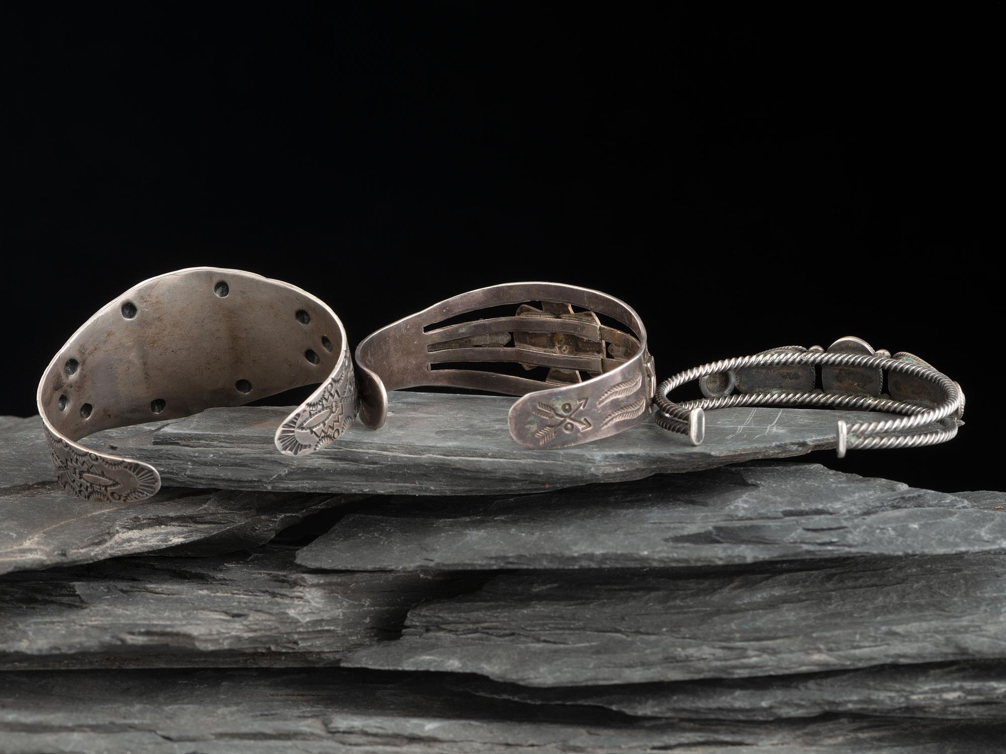 Navajo Fred Harvey Era Cuff Bracelets