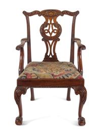 A George II Walnut Armchair