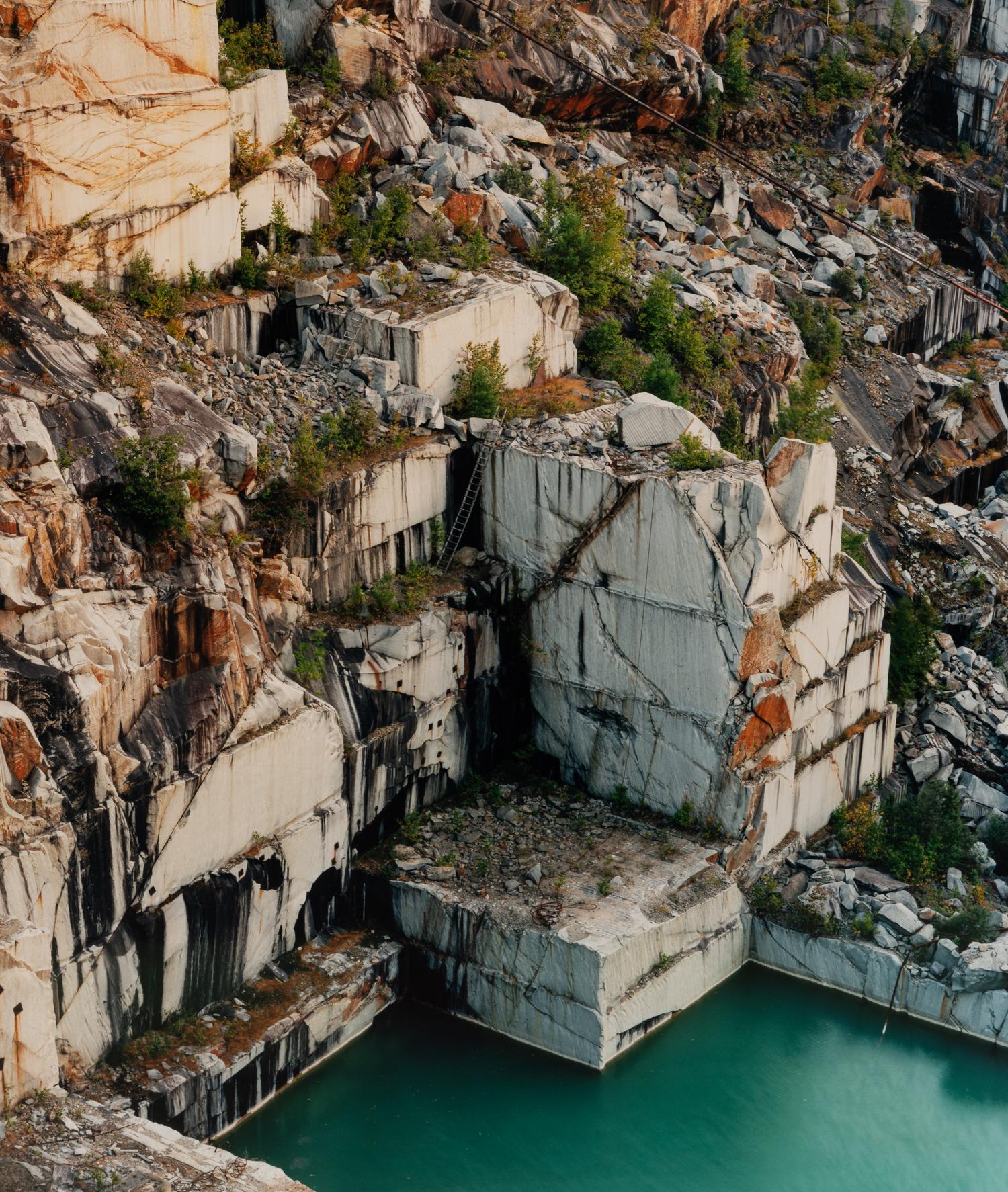 Edward Burtynsky (born 1955) Rock of Ages #59, Abandoned Section, Adam-Pirie Quarry, Barre VT, 1991