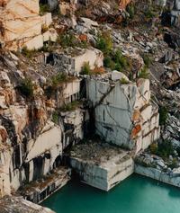 Edward Burtynsky (born 1955) Rock of Ages #59, Abandoned Section, Adam-Pirie Quarry, Barre VT, 1991