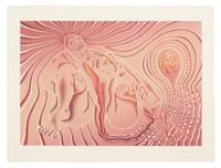 The Creation , Birth Tear/Tear , Birth Trinity , Guided by the Goddess , and Earth Birth (a group of 5 works from The Birth Project ), 1985