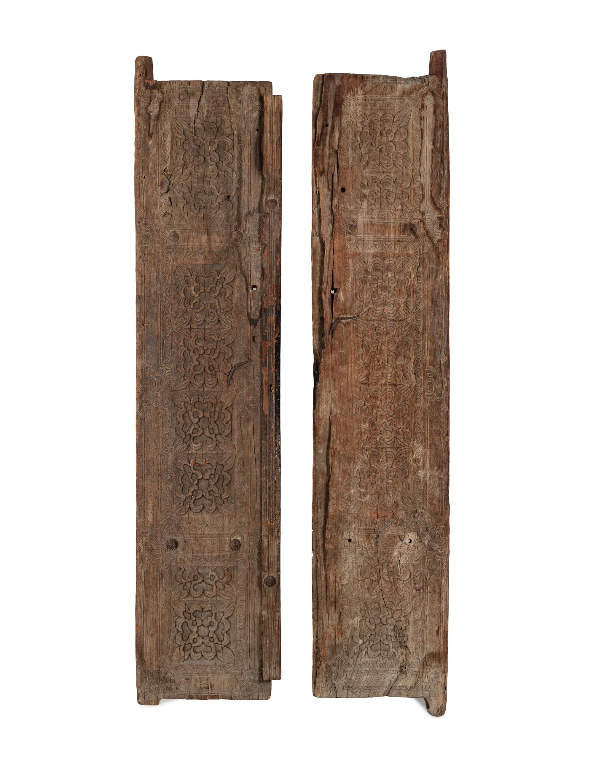 Two Persian Door Panels