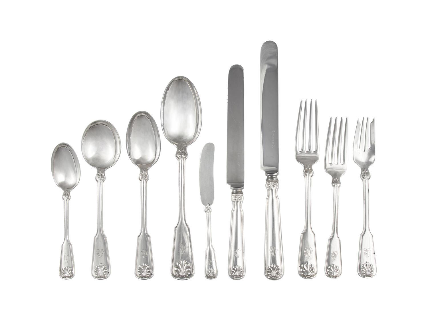 A Tiffany and Co. Silver Flatware Service