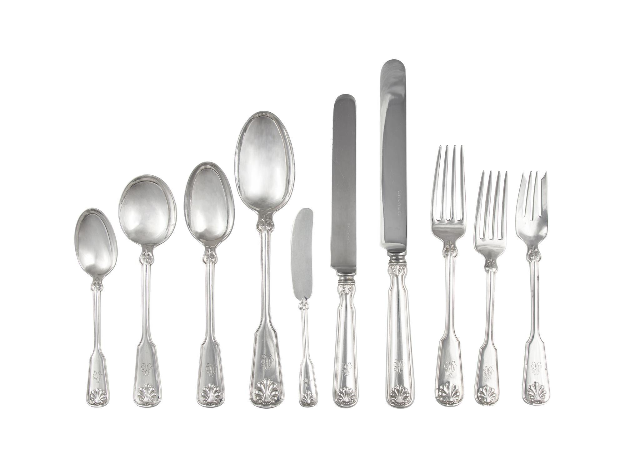 A Tiffany and Co. Silver Flatware Service