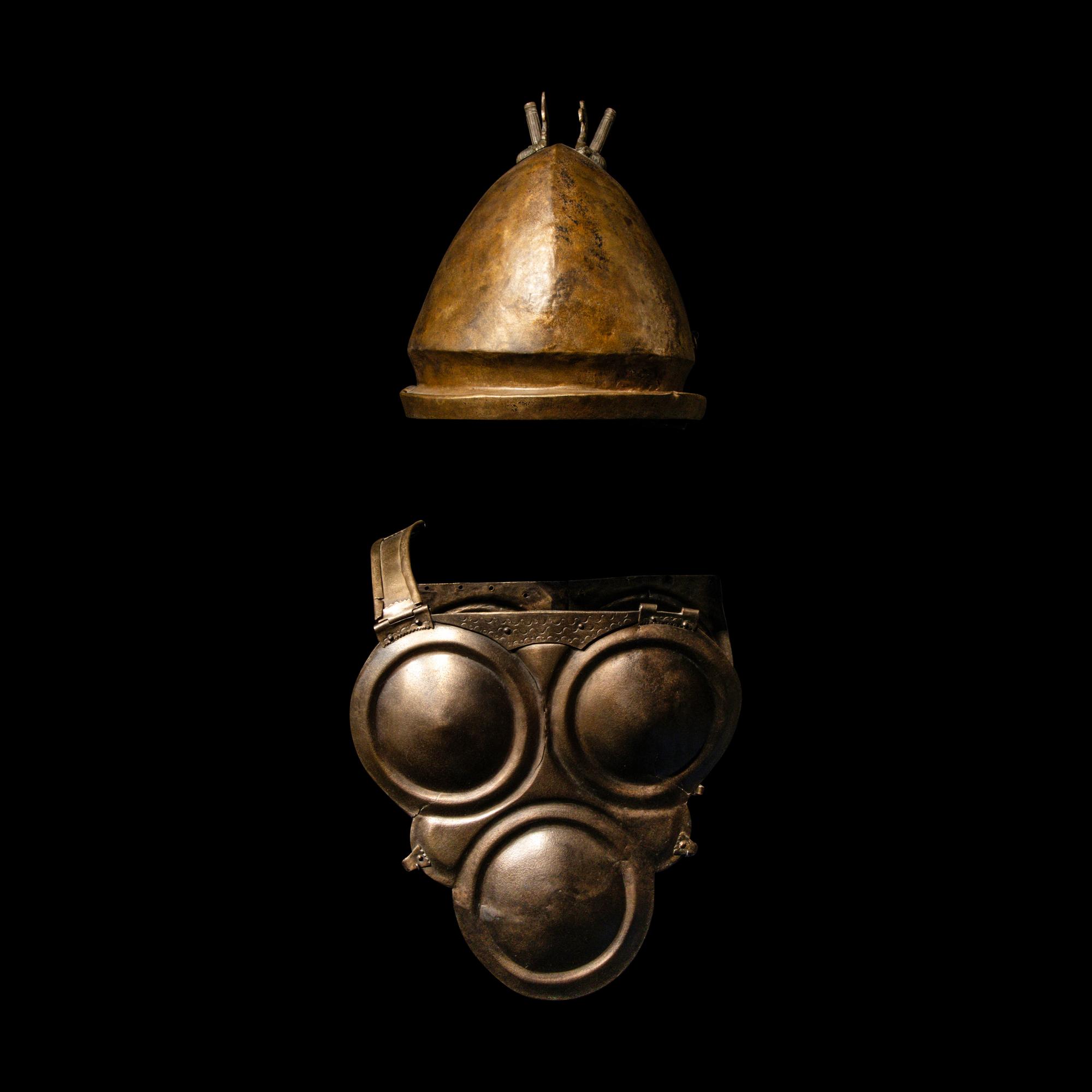 An Etruscan Bronze Suite of Armor