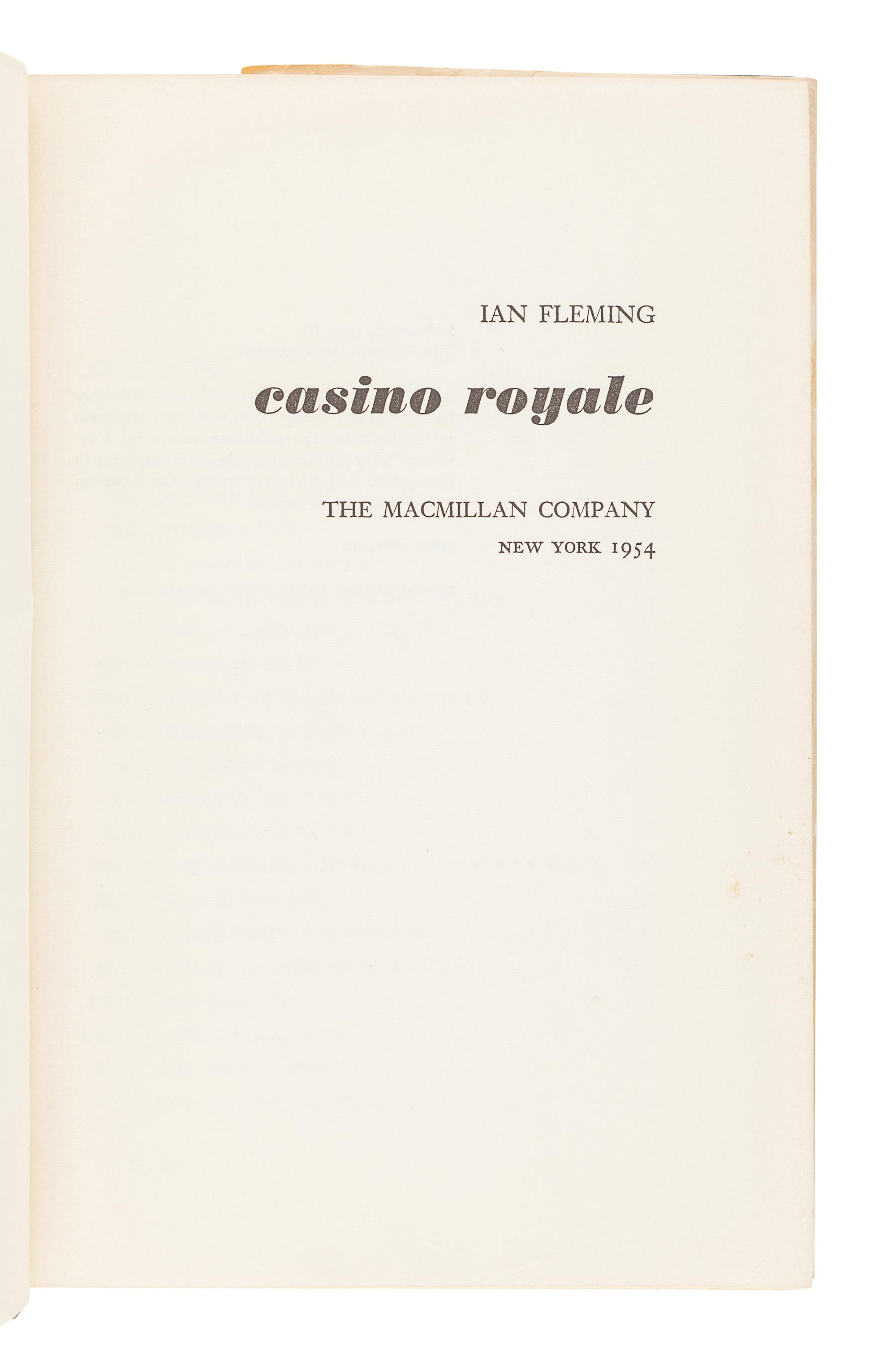 [FLEMING, Ian] -- [US EDITIONS AND PIRACIES]. A group of 5 works, comprising: