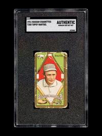 A Group of Three Early 20th Century Tobacco Baseball Cards (SGC AUTHENTIC),