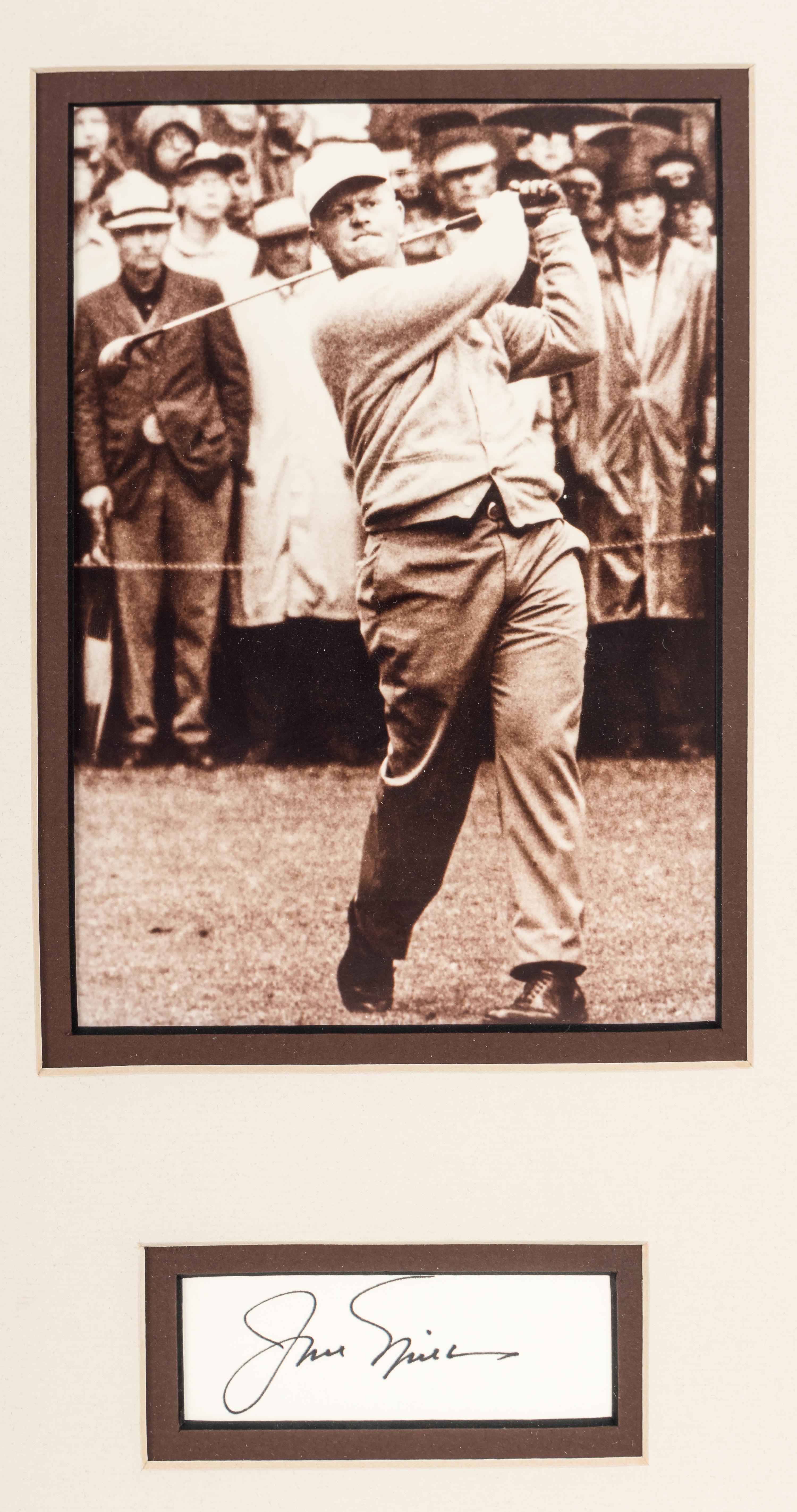 A Group of Arnold Palmer and Jack Nicklaus Displays Featuring Dual Signed Autograph 1962 U.S. Open Presentation