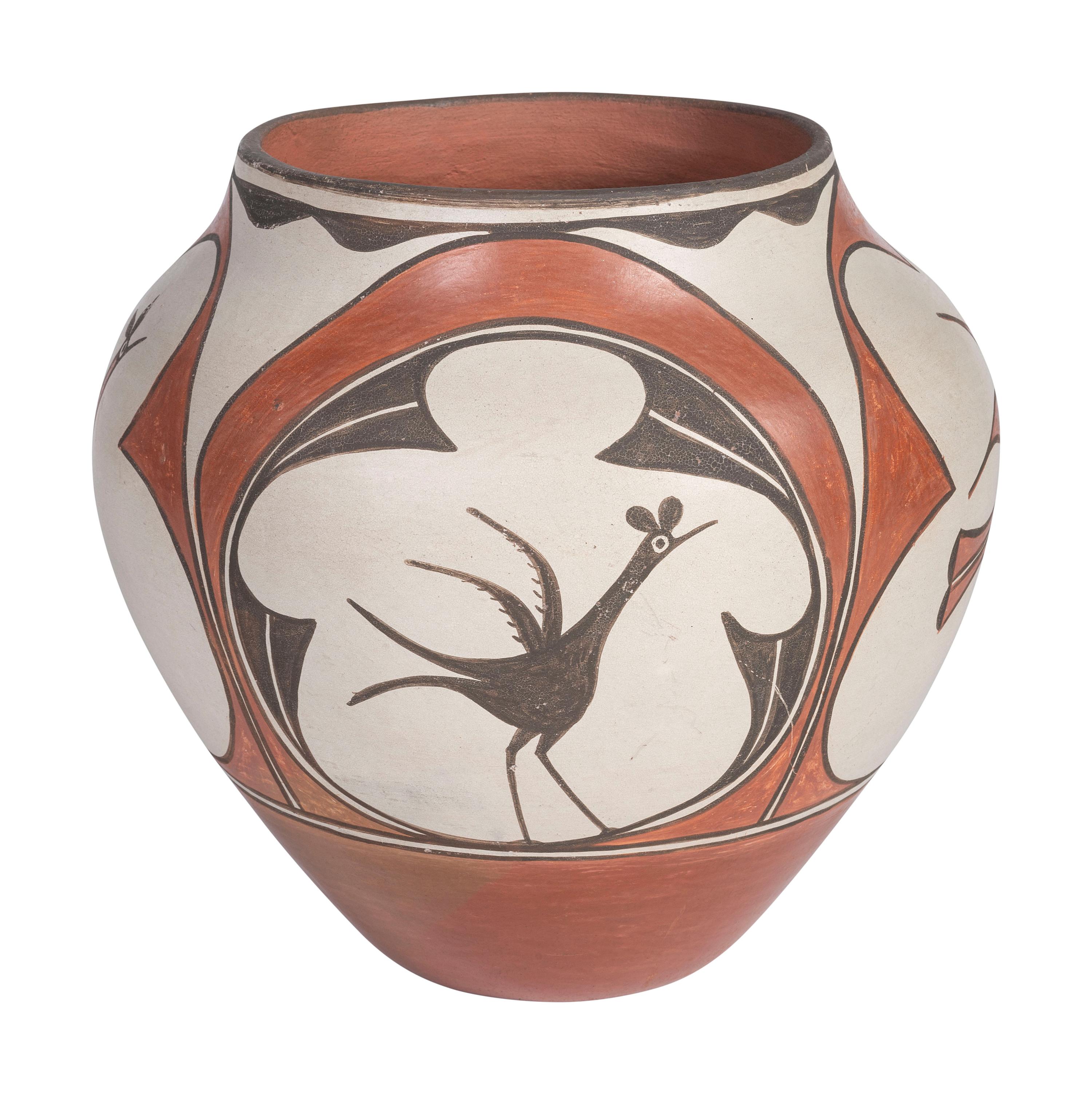 Zia Polychrome Pottery Jar