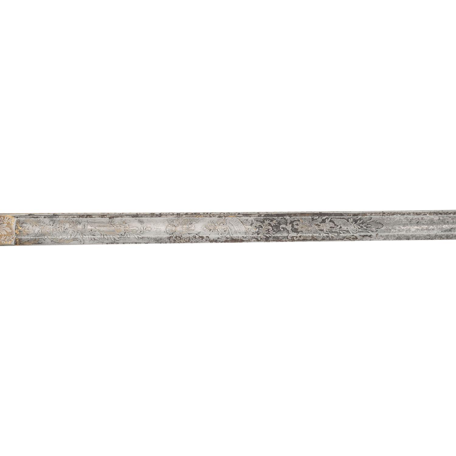 Pre-Civil War Silver Hilted Eagle Pommel Militia Presentation Sword of John Starkweather - Milwaukee Light Guard and later Civil War General