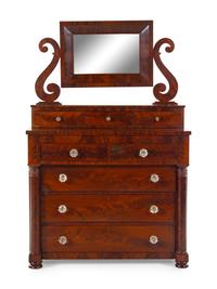 An American Empire Mahogany Dresser