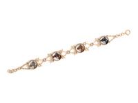 YELLOW GOLD AND ESSEX CRYSTAL HORSE BRACELET