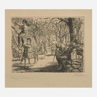 John French Sloan (American, 1871-1951) A Group of Four Etchings