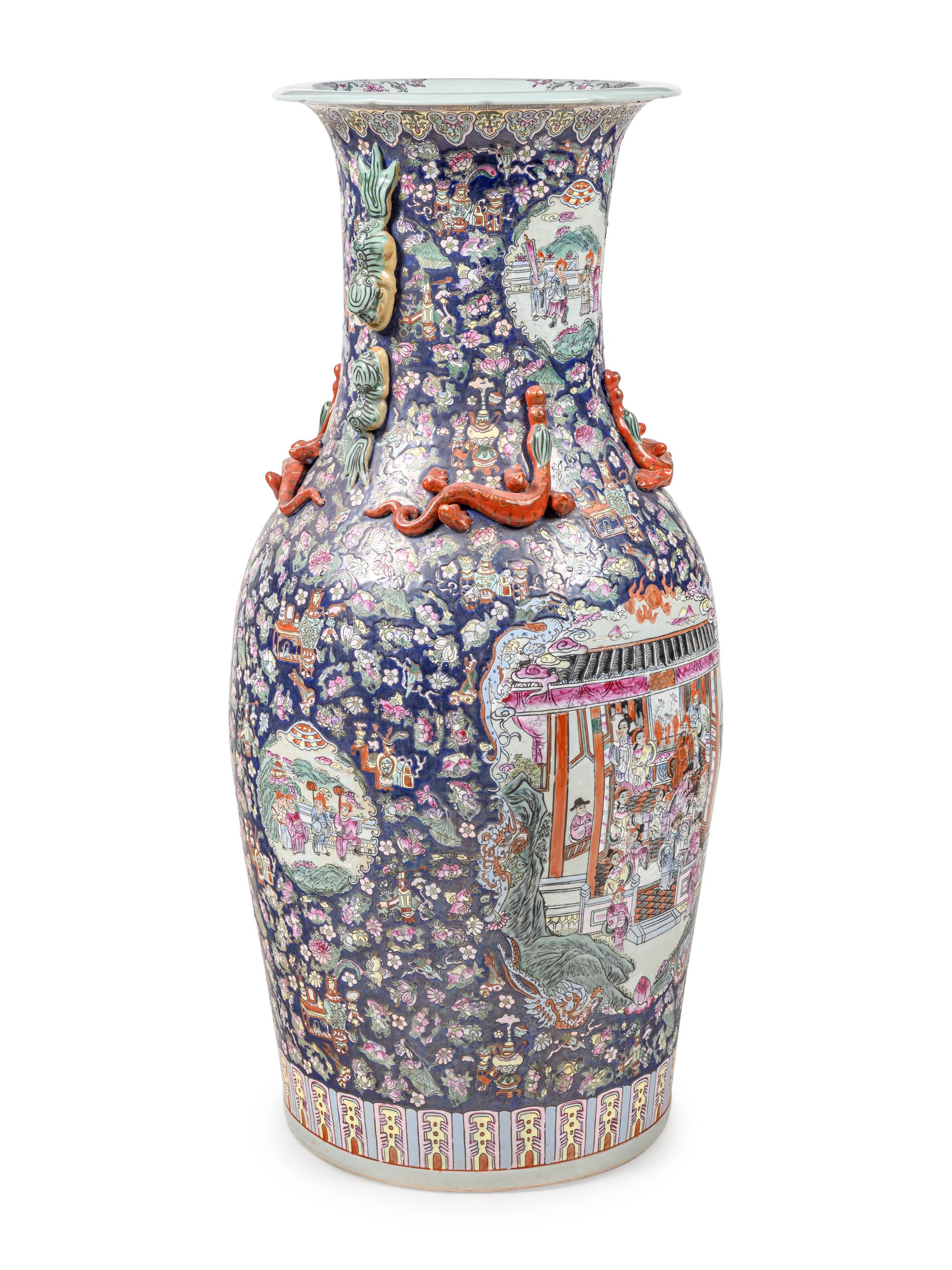 A Chinese Enameled Porcelain Vase