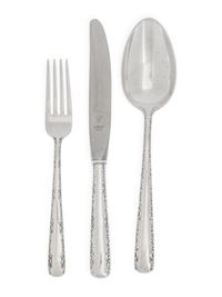 An American Silver Flatware Service