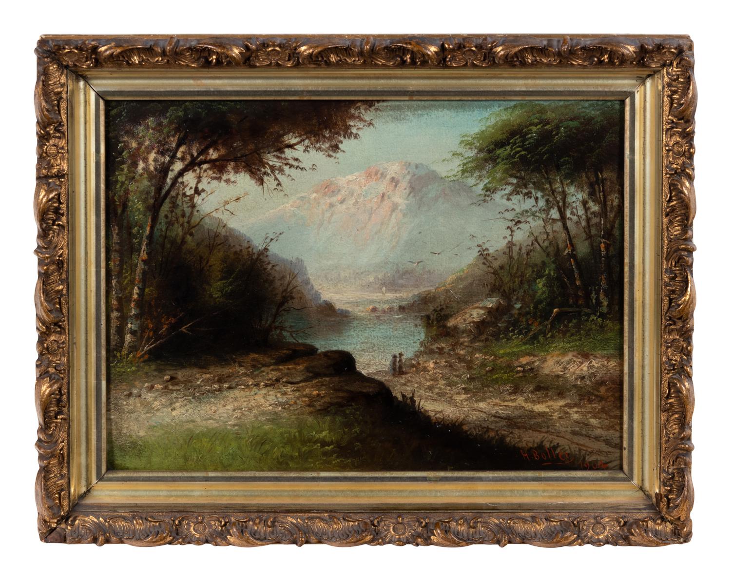 Five Decorative Landscape Paintings