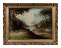 Five Decorative Landscape Paintings