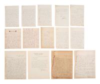[NATIVE AMERICAN]. Correspondence involving affairs at White Earth Agency, ca early 20th century.