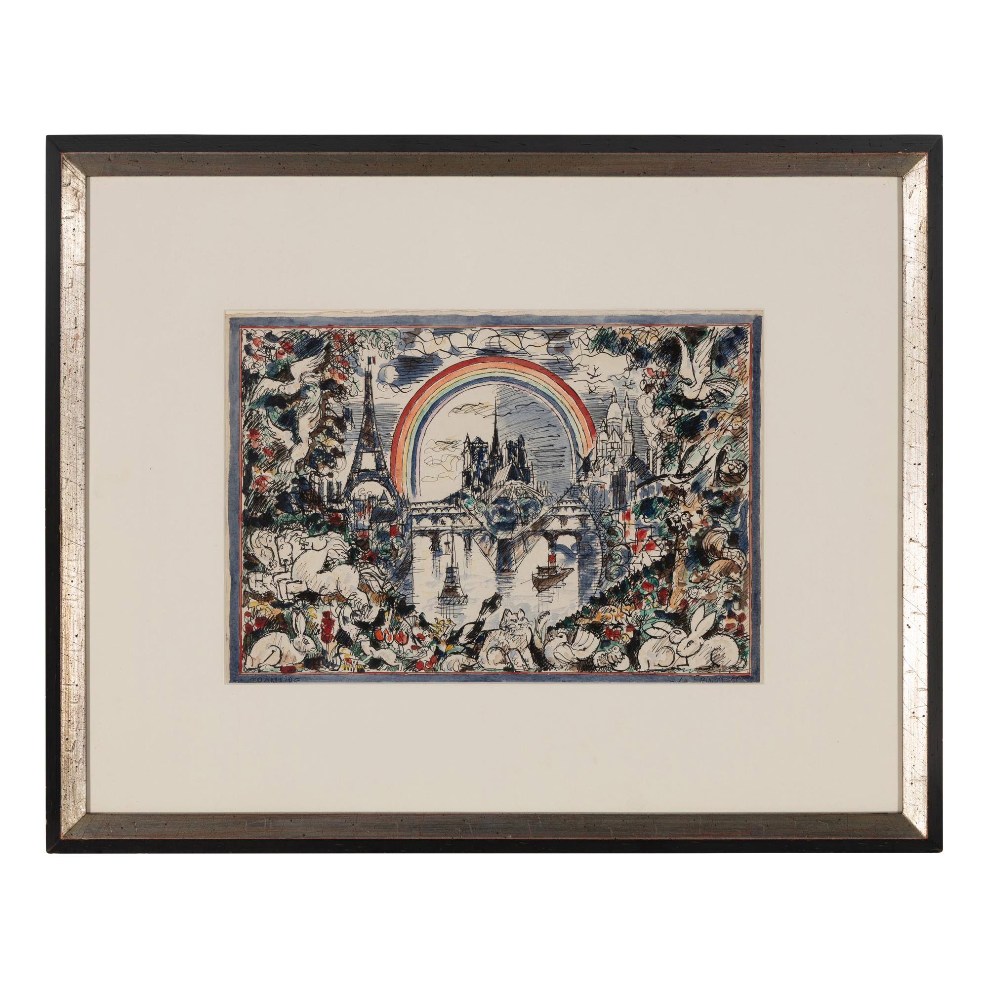 Marcel Gromaire (French, 1892-1971) — Les Quatre Saisons ( Preparatory Studies for Tapestries; A Group of 4 Works), 1939-1941