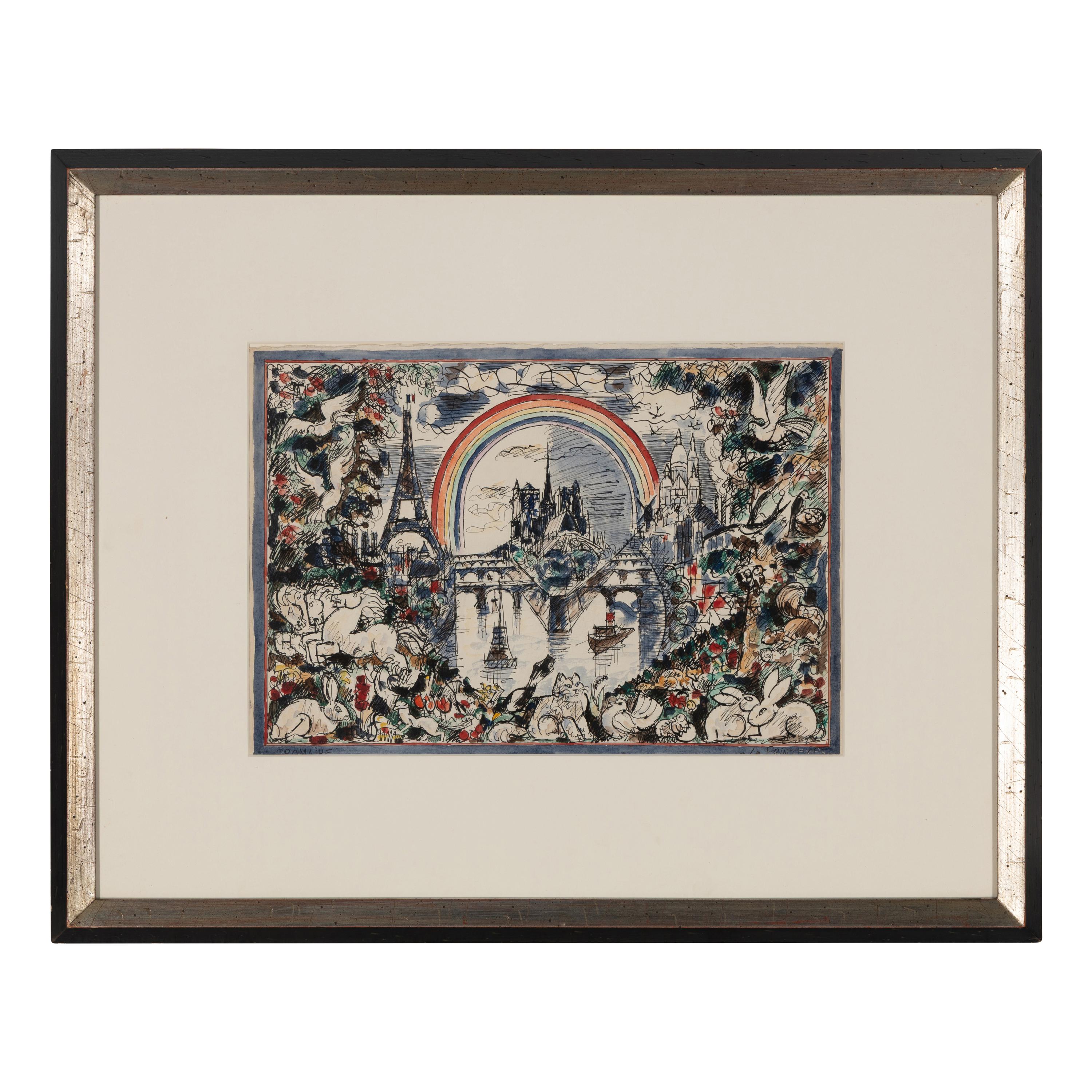 Marcel Gromaire (French, 1892-1971) — Les Quatre Saisons ( Preparatory Studies for Tapestries; A Group of 4 Works), 1939-1941