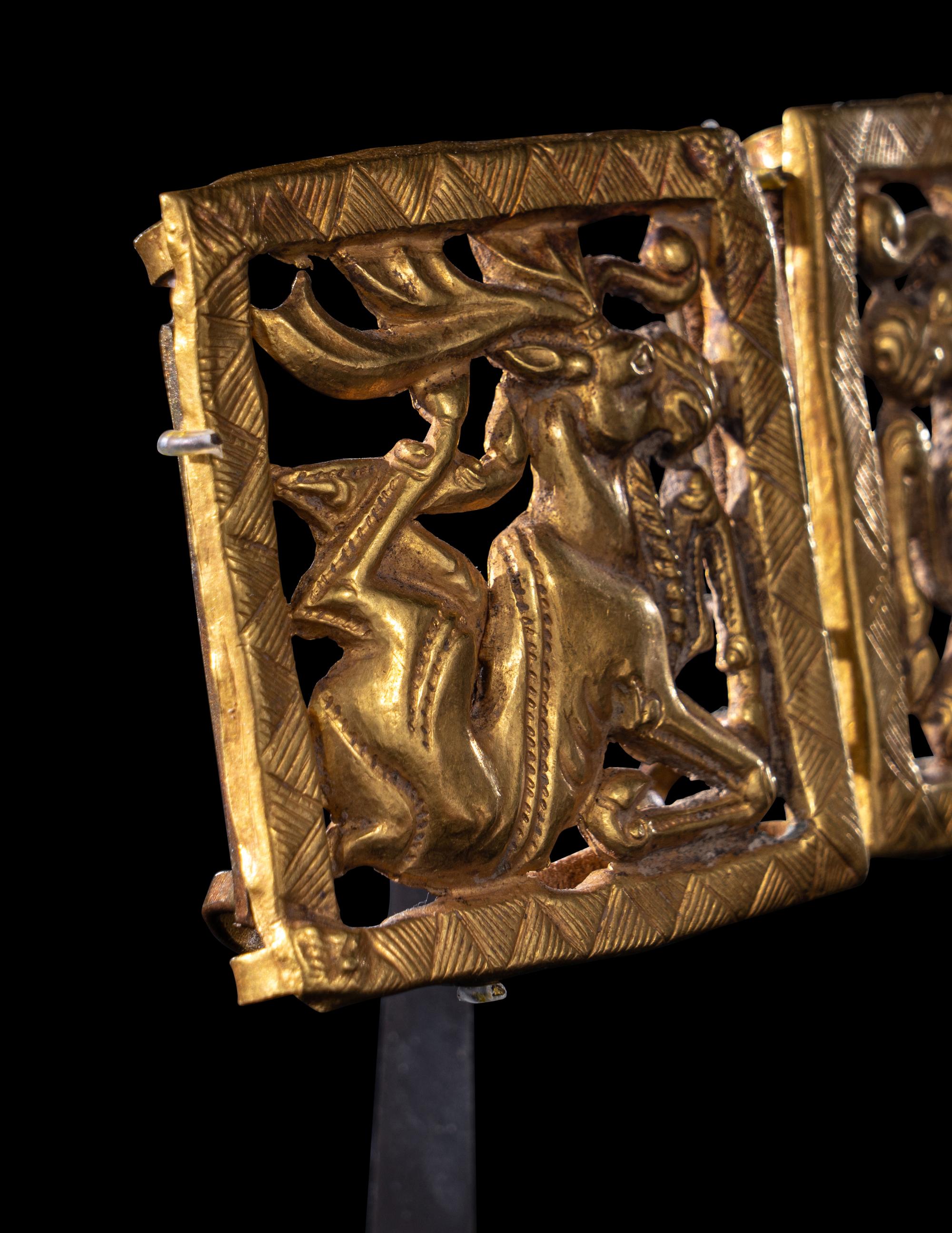 Two Scythian Gold Appliques