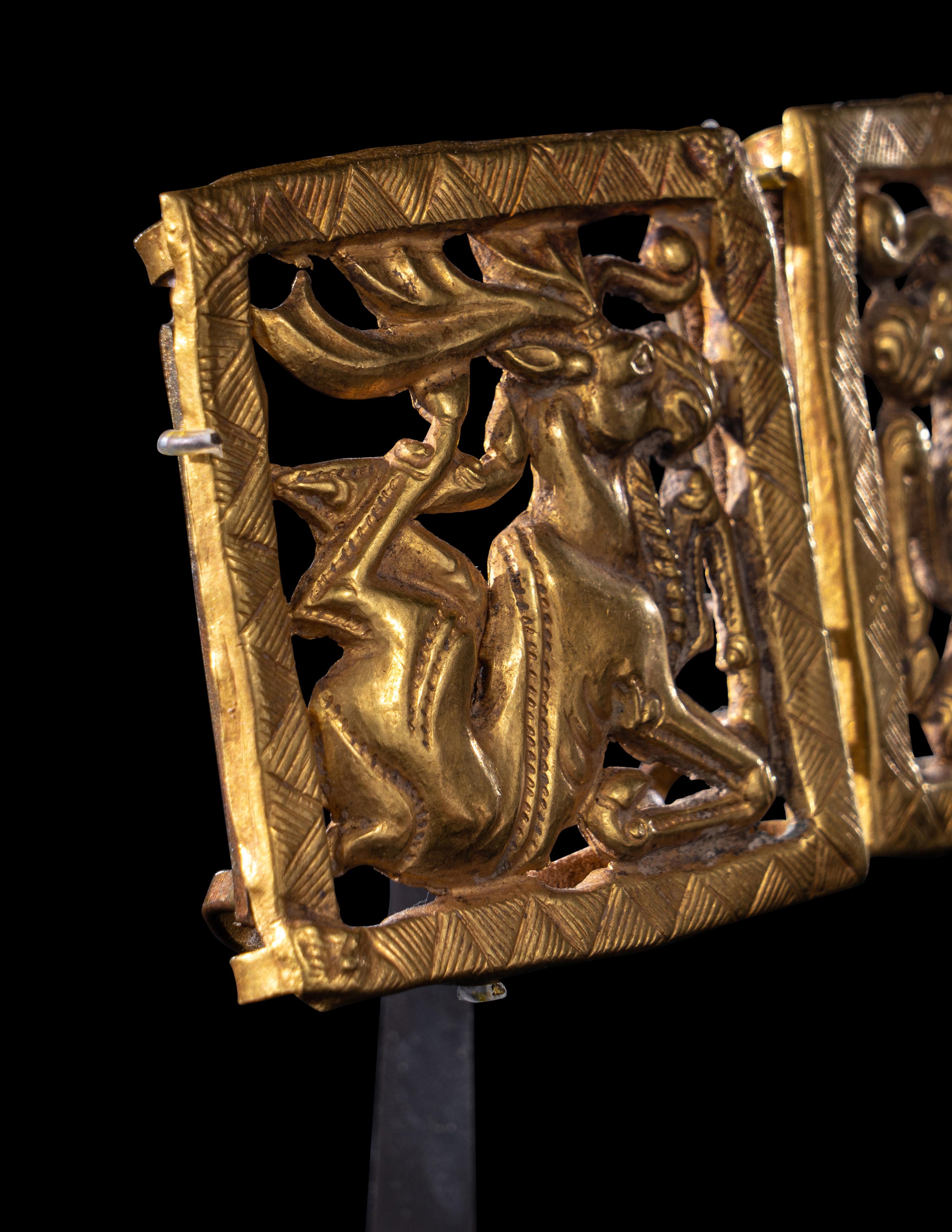 Two Scythian Gold Appliques