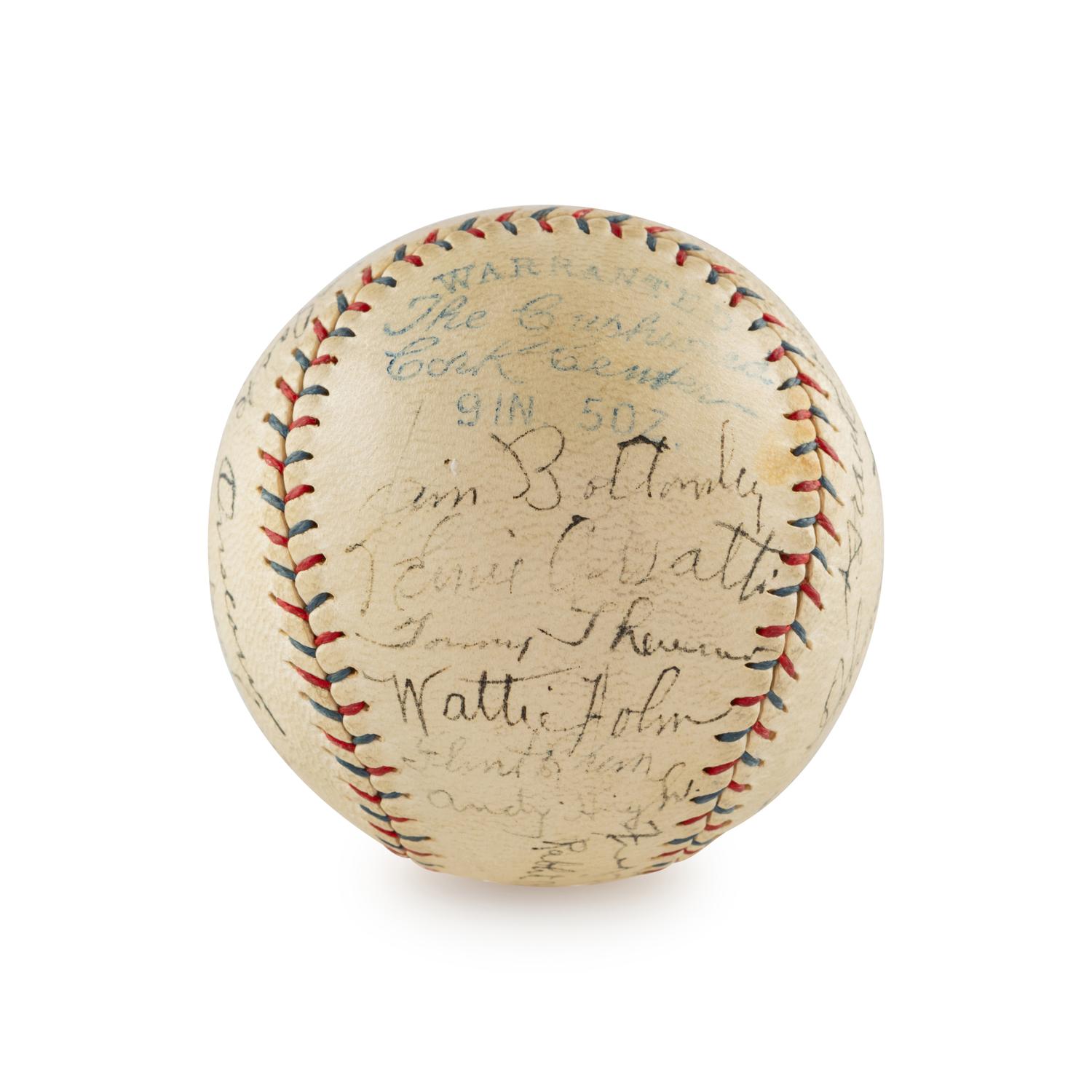 A 1928 St. Louis Cardinals Team Signed Autograph Baseball (Beckett Authentication Services)