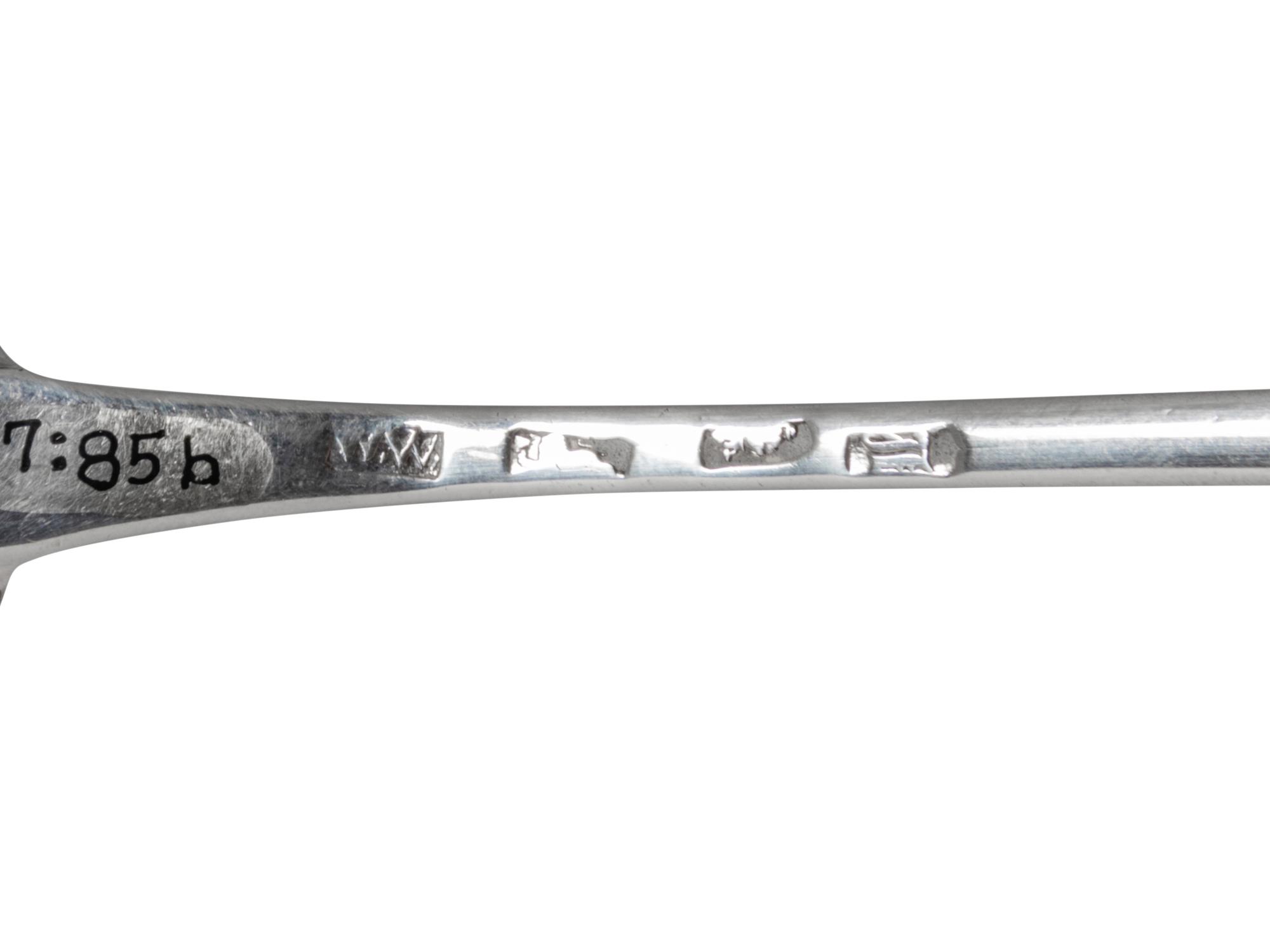 A George III Silver Pierced Serving Ladle
