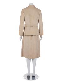 Three Halston Ultrasuede Items: One Two-Piece Skirt Ensemble, One Jacket, 1970s