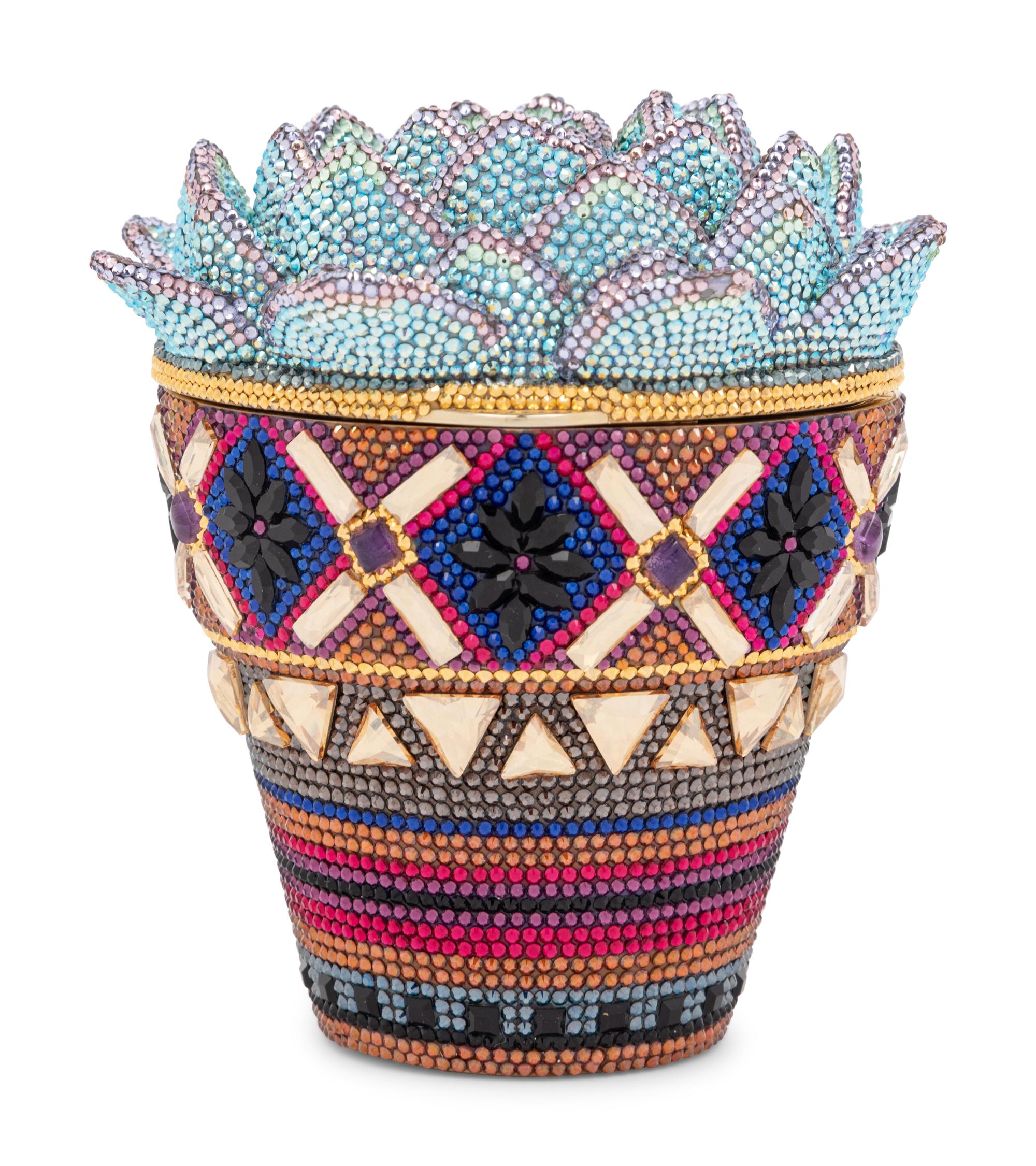 Judith Leiber Collector's Edition Potted Succulent Minaudière