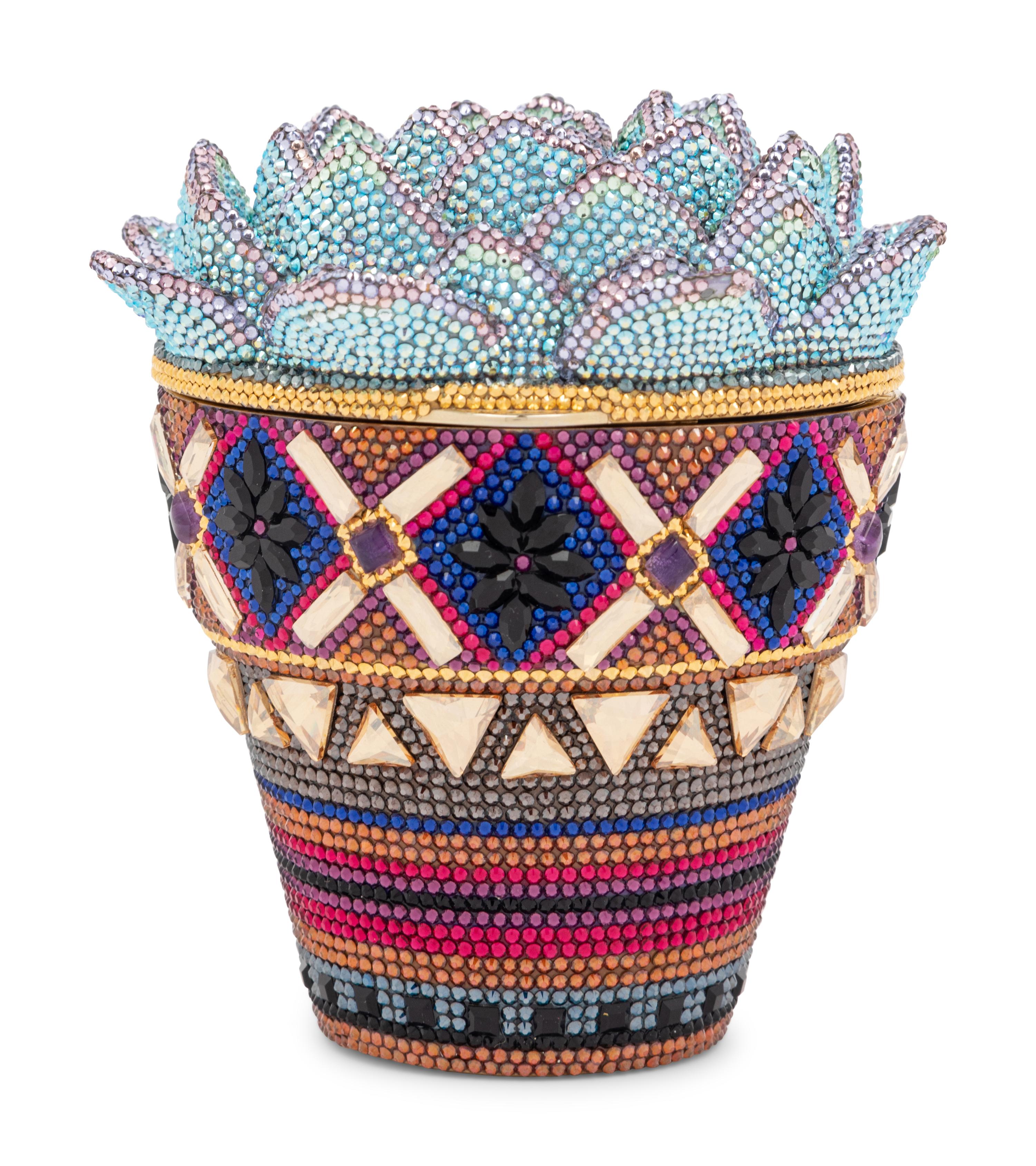 Judith Leiber Collector's Edition Potted Succulent Minaudière