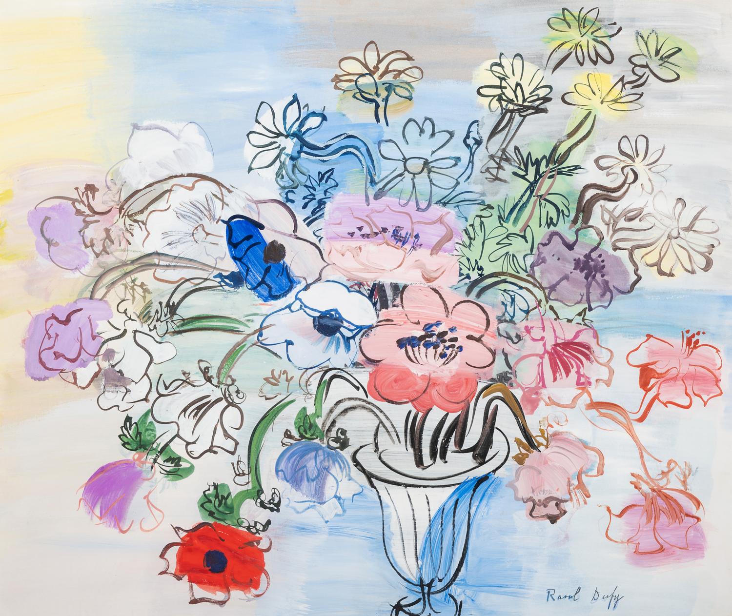 Bouquet d'Anémones et de Marguerites , c. 1942