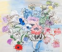 Bouquet d'Anémones et de Marguerites , c. 1942