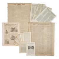 [Mormonism] Group of 13 Printed Items Related to Mormonism, ca. 1842-1879