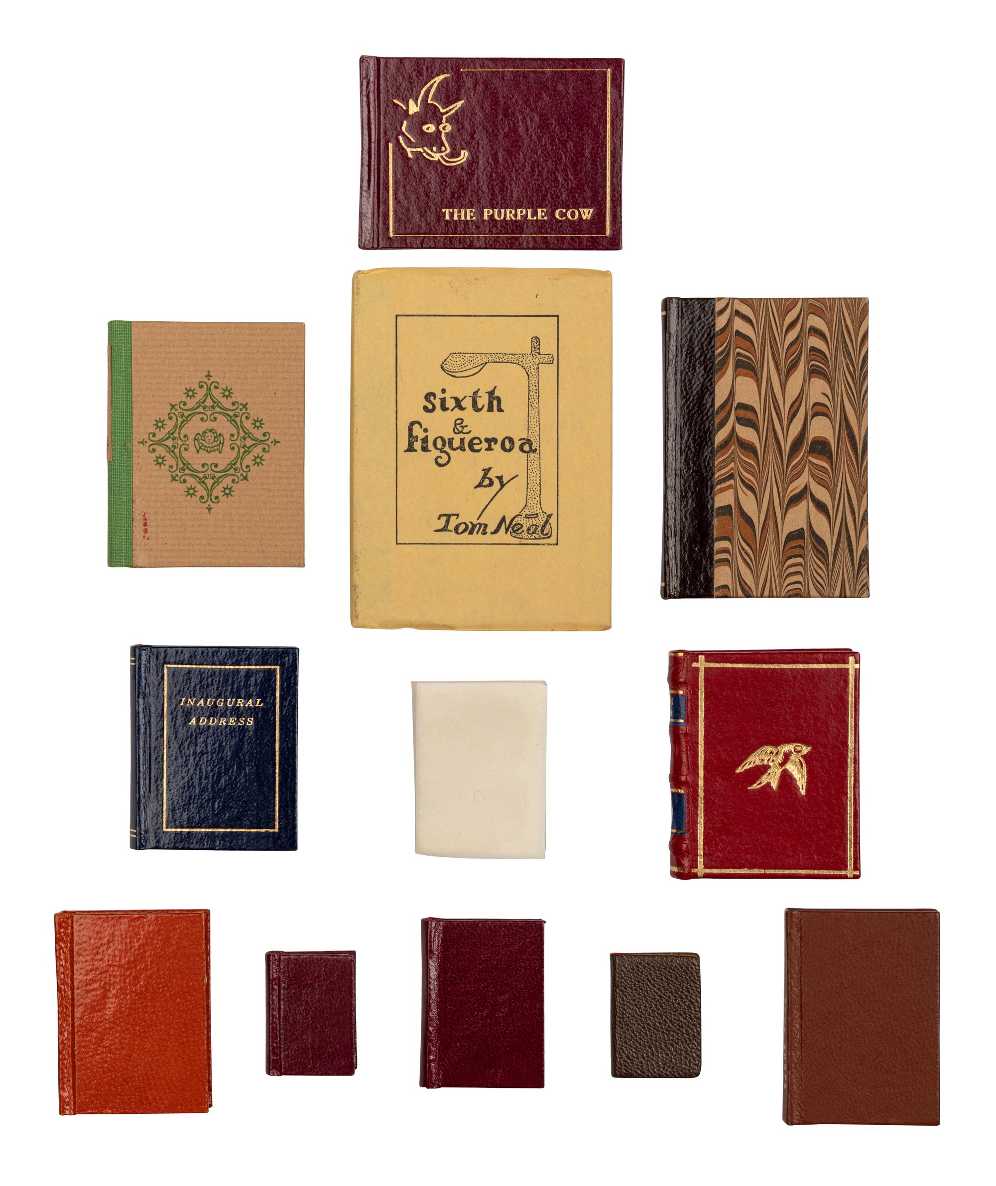 [MINIATURE BOOKS] -- [CALIFORNIA PRESSES]. A group of 11 works published by southern California presses, including: