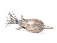 A Buccellati Silver Corn Form Table Lighter