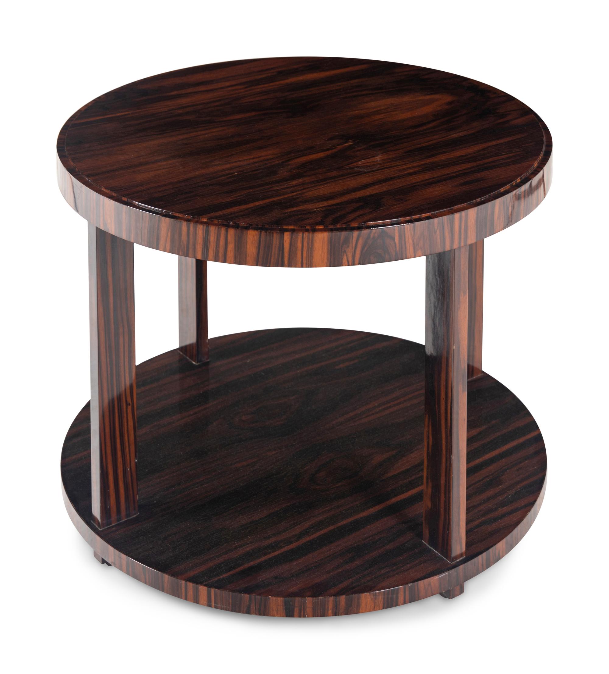 An Art Deco Style Rosewood Side Table