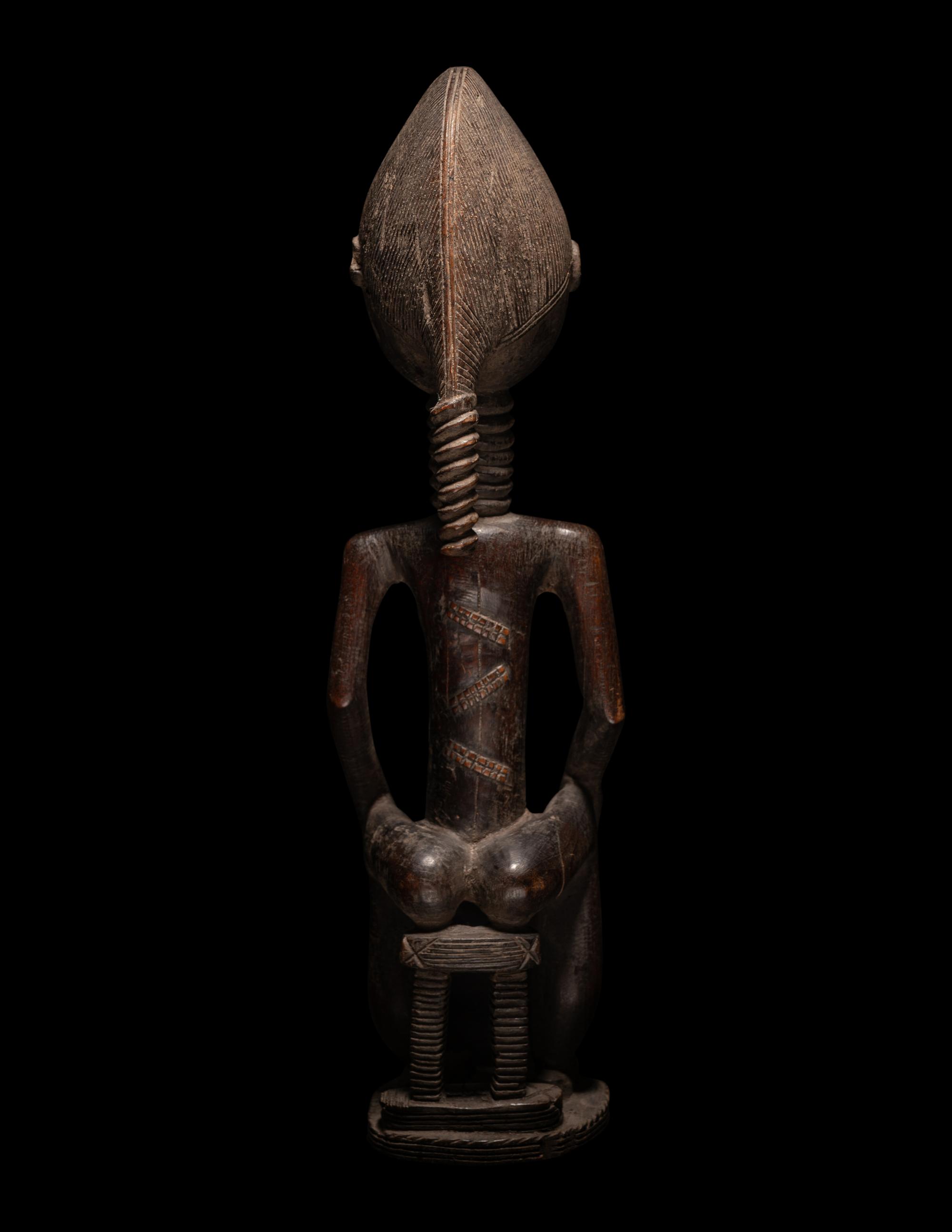 Three African Wood Figures
