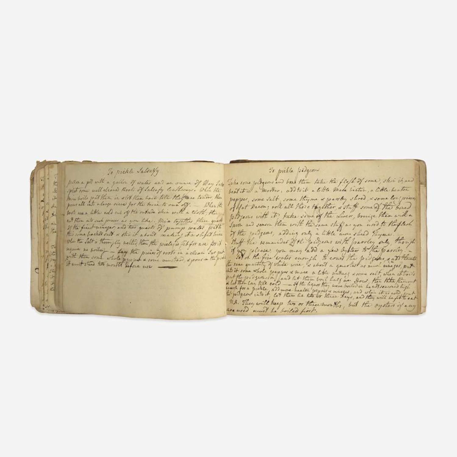 [Food & Drink] Group of 3 Manuscript Recipe Notebooks